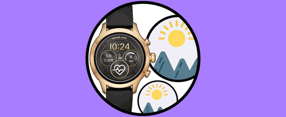 Cómo cambiar esferas en el reloj smartwatch Michael Kors