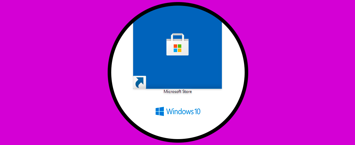 Crear acceso directo Escritorio aplicación Microsoft Store Windows