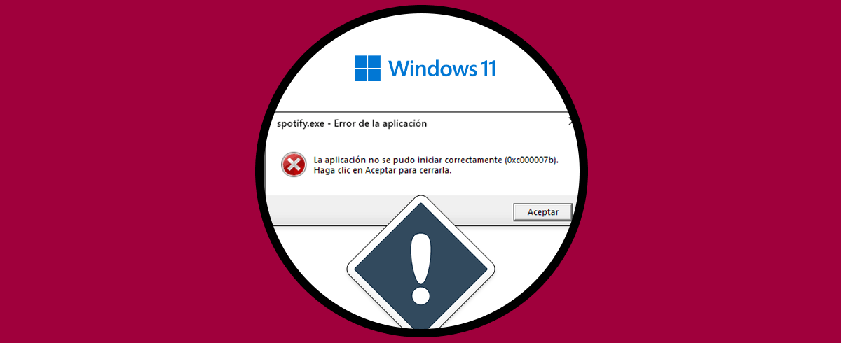 0xc00007b Solución Windows 11