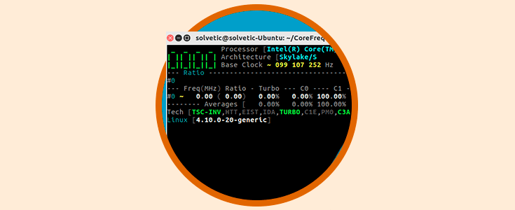 Cómo monitorizar CPU Linux con Corefreq