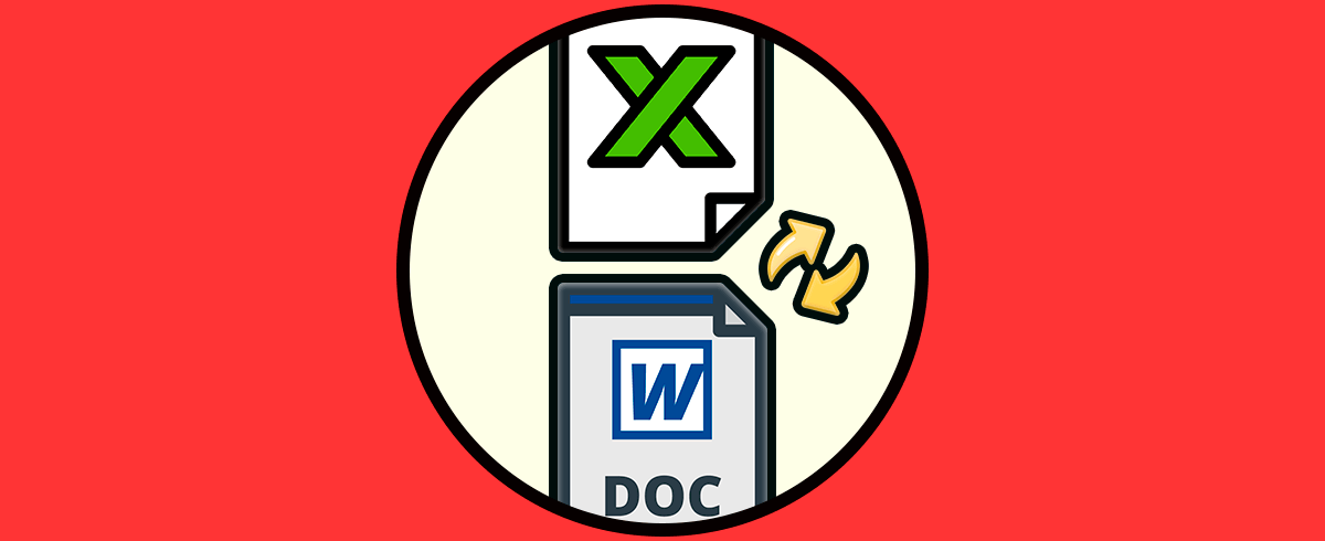 Cómo convertir Word (docx) a Excel (xlsx)