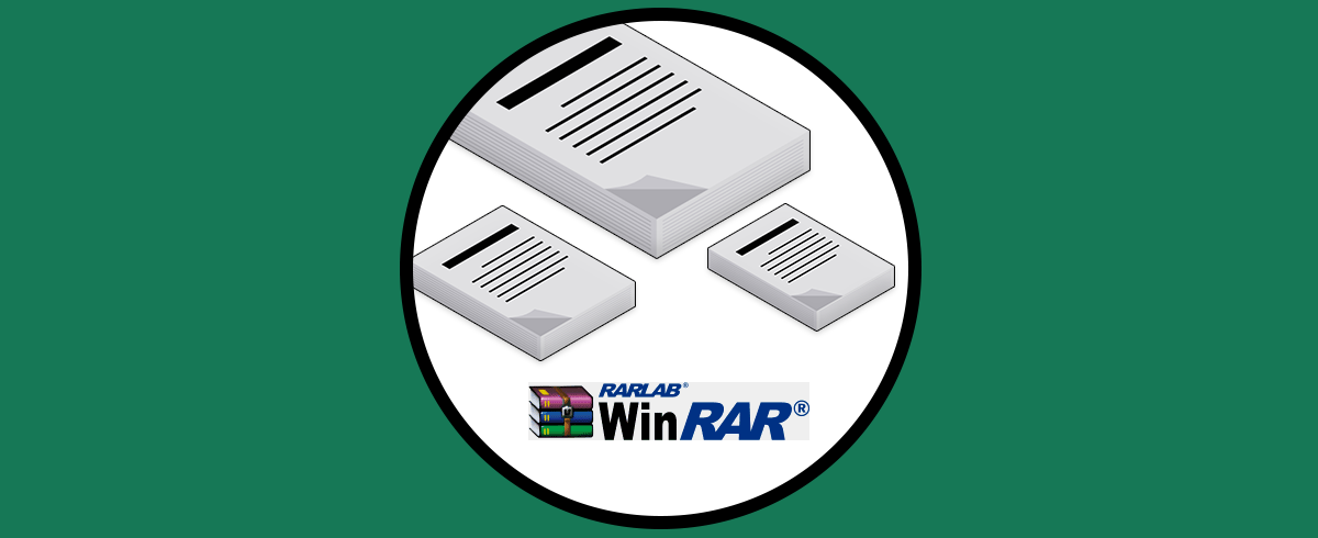Cómo dividir archivos grandes en varias partes con WinRAR