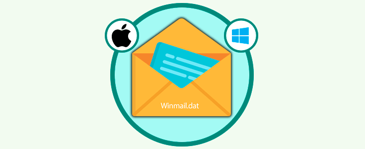 Abrir adjunto Winmail.dat Outlook en Windows 10, 8, 7 y Mac