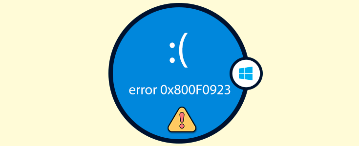 Solucionar error 0x800F0923 bloquea actualizaciones de Windows 10