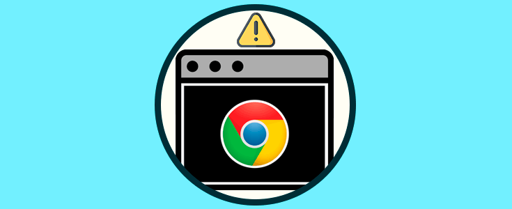 Cómo solucionar pantalla negra en Chrome