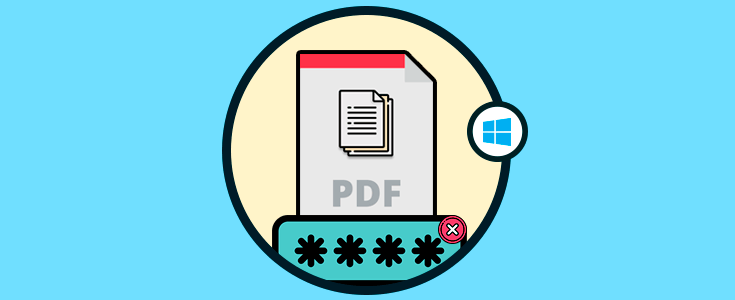 Cómo quitar contraseña PDF en Windows 10