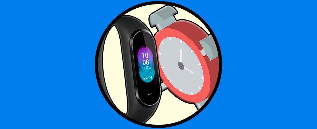 Cómo poner despertador o alarma en Xiaomi Mi Smart Band 4