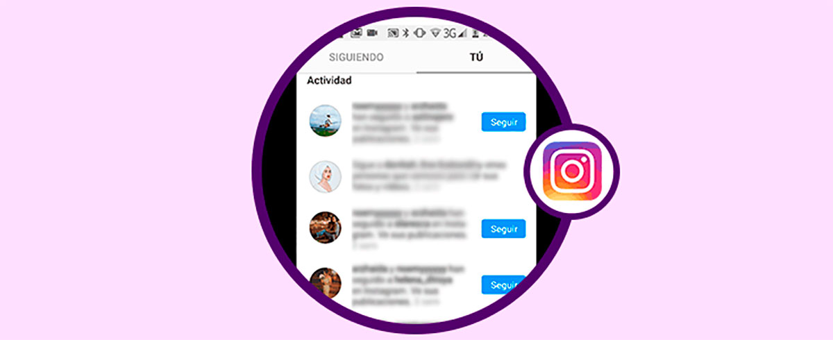 Cómo borrar notificaciones de actividad en Instagram