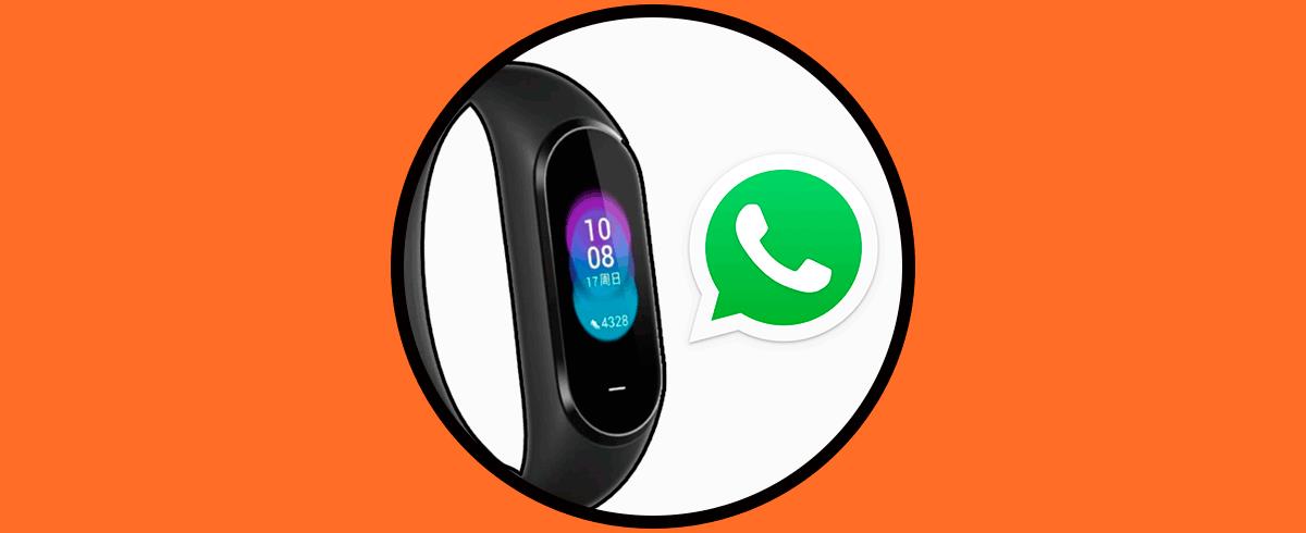 Cómo activar notificaciones de WhatsApp en Xiaomi Mi Smart Band 4