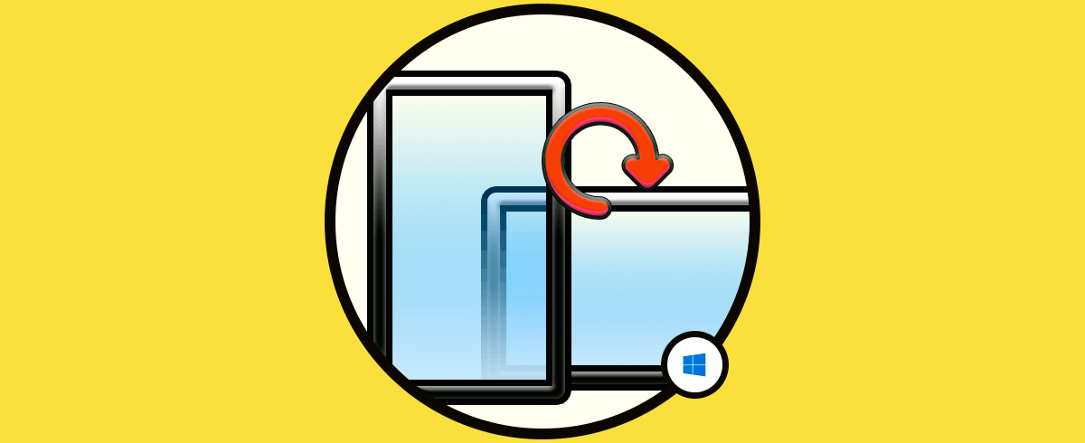 Cómo rotar pantalla en Windows 10