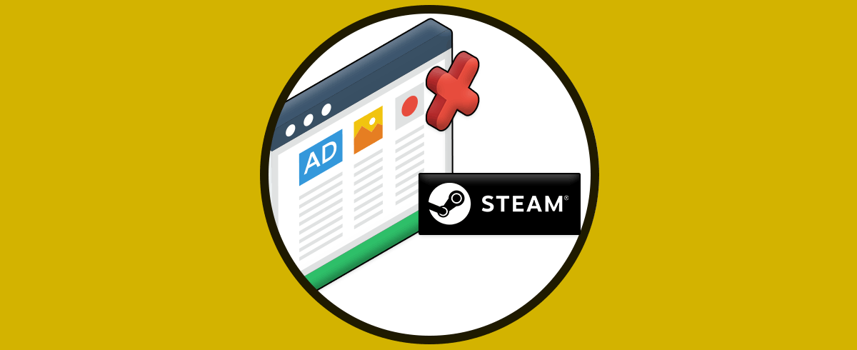 Desactivar anuncios emergentes Steam
