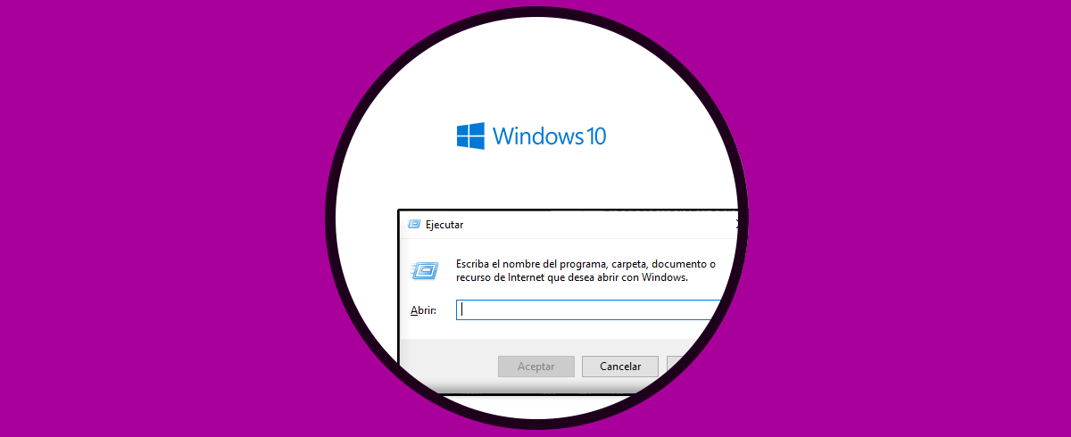 Cómo abrir Ejecutar en Windows 10 con el teclado y todas las opciones