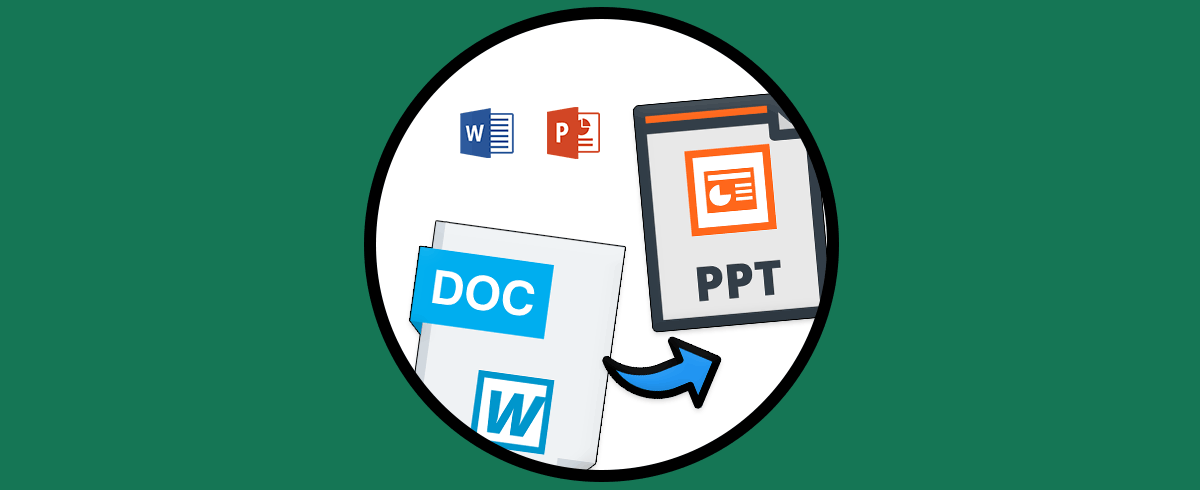 Cómo convertir un documento de Word a PowerPoint 2021, 2019, 2016