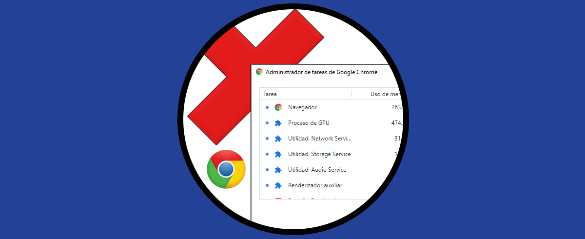 Cómo cerrar varios procesos Chrome.exe en Windows 10