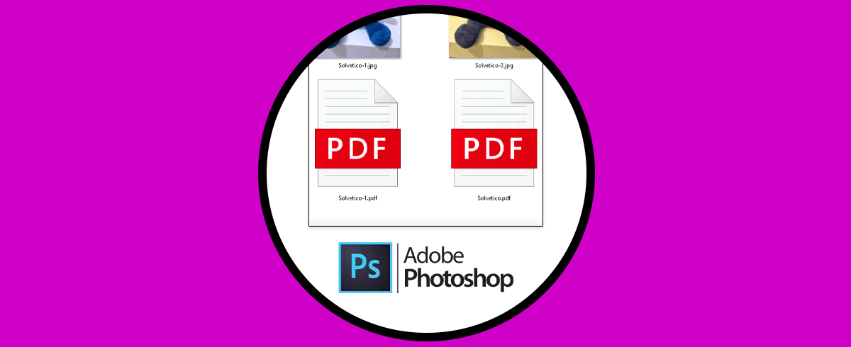 Cómo guardar en PDF Photoshop