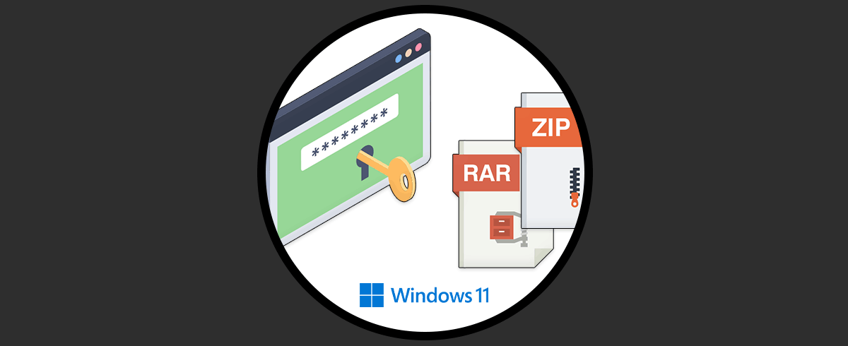 Cómo poner Contraseña a una Carpeta ZIP o RAR en Windows 11
