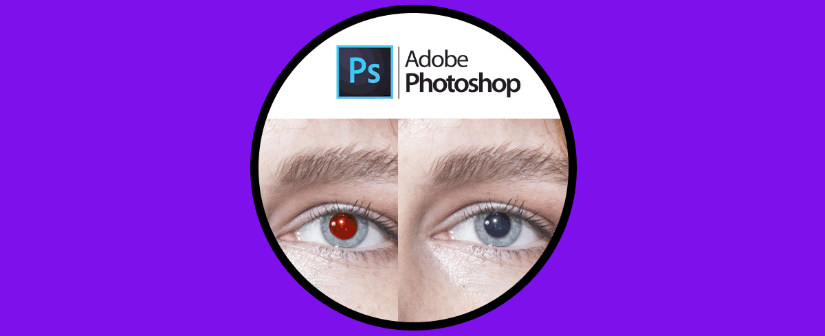 Cómo quitar ojos rojos en Photoshop