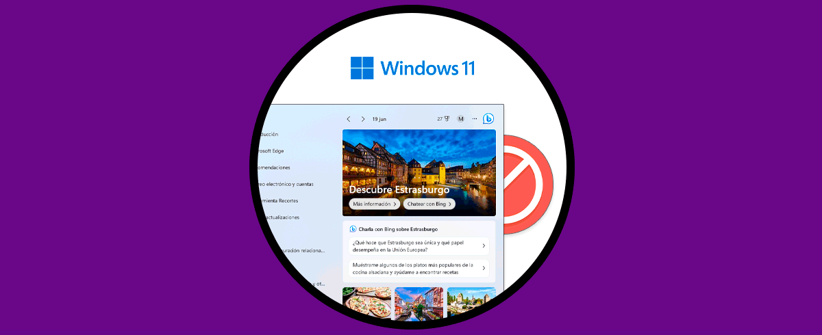 Desactivar aspectos Destacados Búsqueda Windows 11