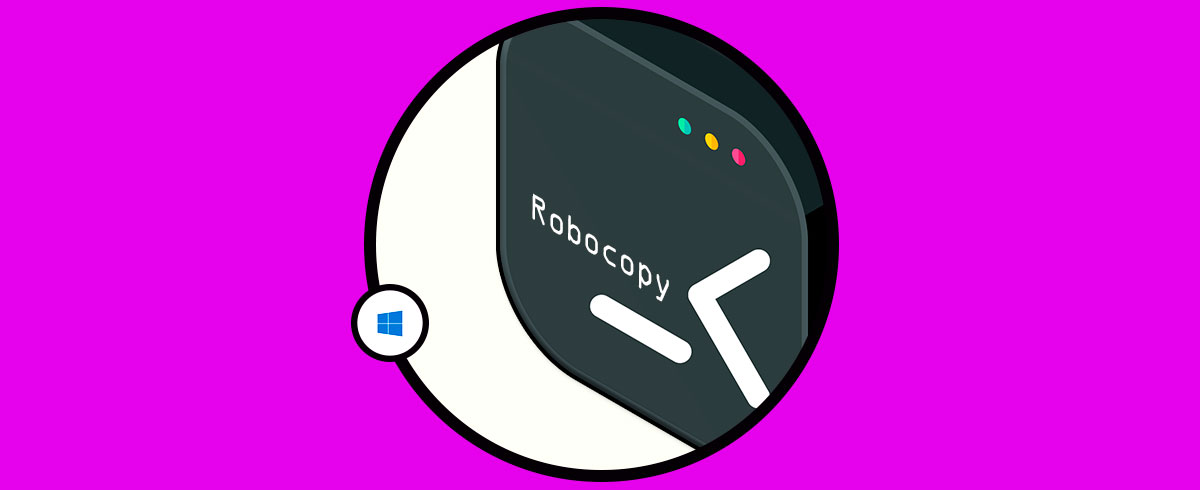 Comando Robocopy para copiar archivos o carpetas en Windows 10