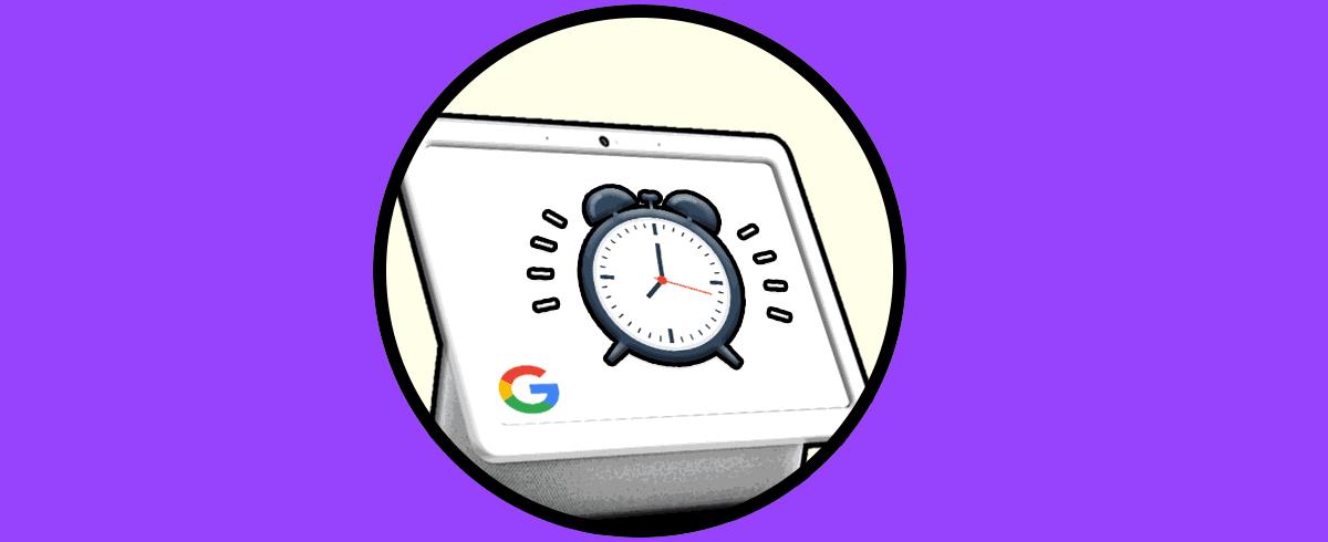 Cómo poner alarma Google Nest Hub