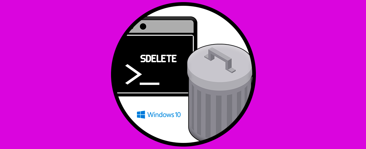 Cómo usar SDELETE y borrar archivos de forma segura Windows 10 CMD Gratis