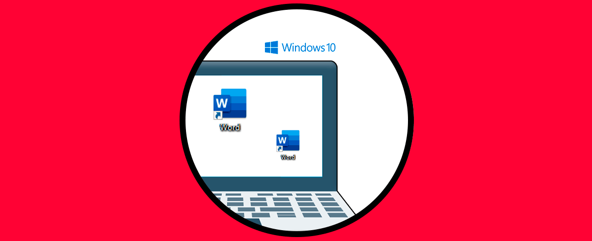 Crear acceso directo Word en Windows 10
