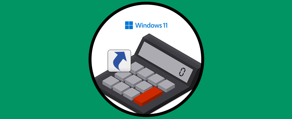 Abrir y crear acceso directo Calculadora Windows 11
