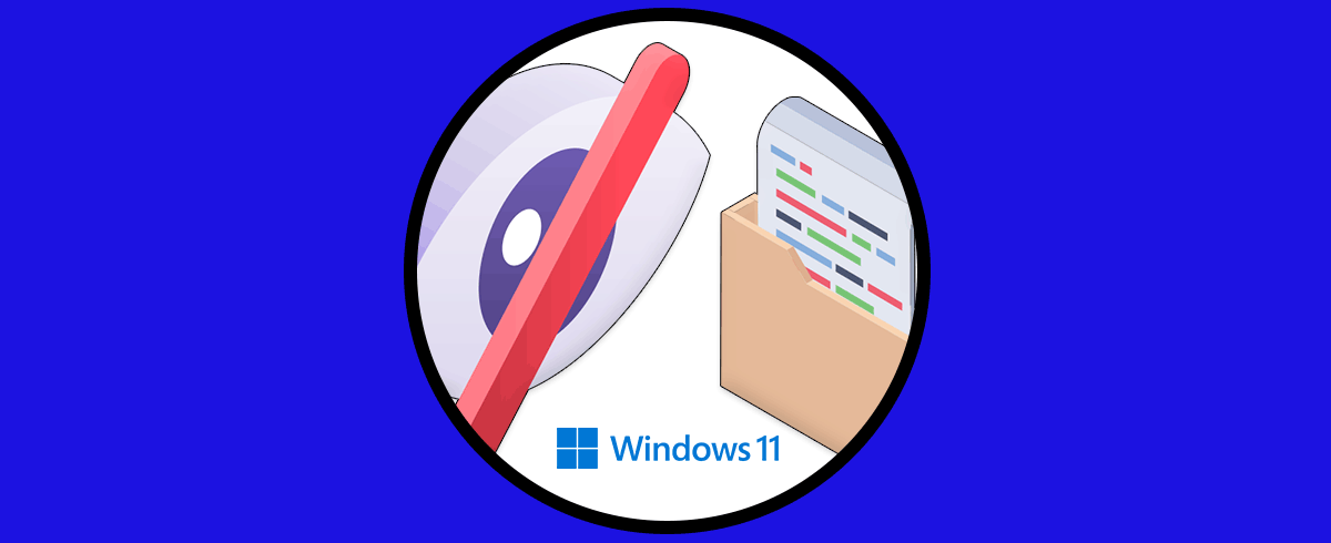 Ocultar carpetas y archivos en Windows 11 | Sin programas