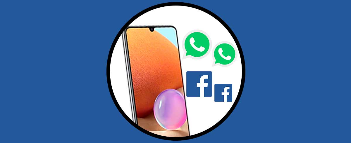 Aplicaciones duales Samsung Galaxy M32, M42, M52 y M72 | WhatsApp y Facebook dual