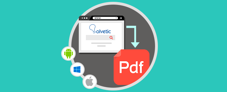 Cómo convertir Web a PDF en Chrome, iPhone o Android