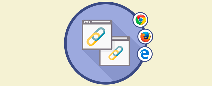 Cómo copiar URL ventanas abiertas en Chrome, Firefox y Edge