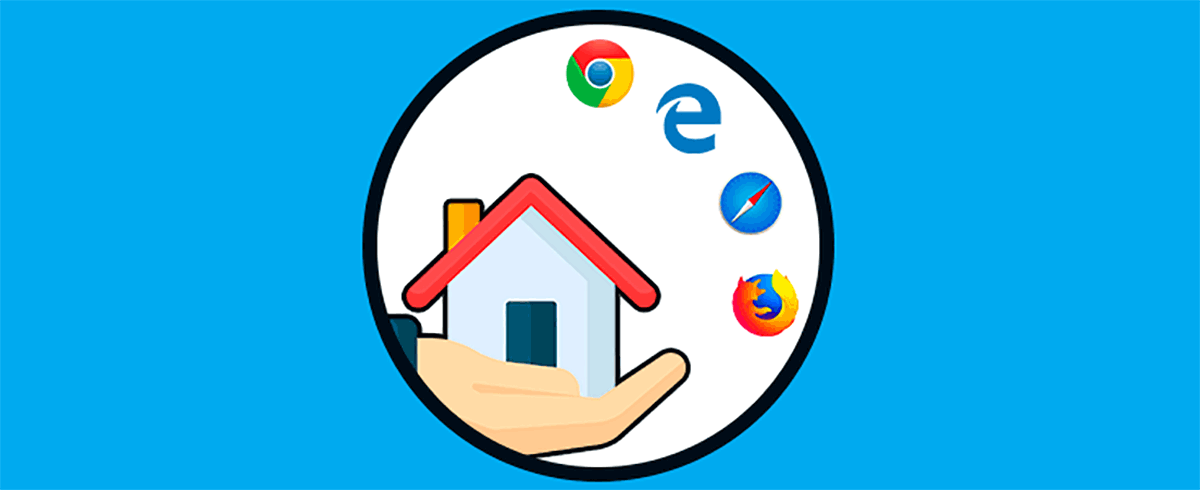 Cambiar la página de inicio de Chrome, Edge, Firefox, Opera, Safari
