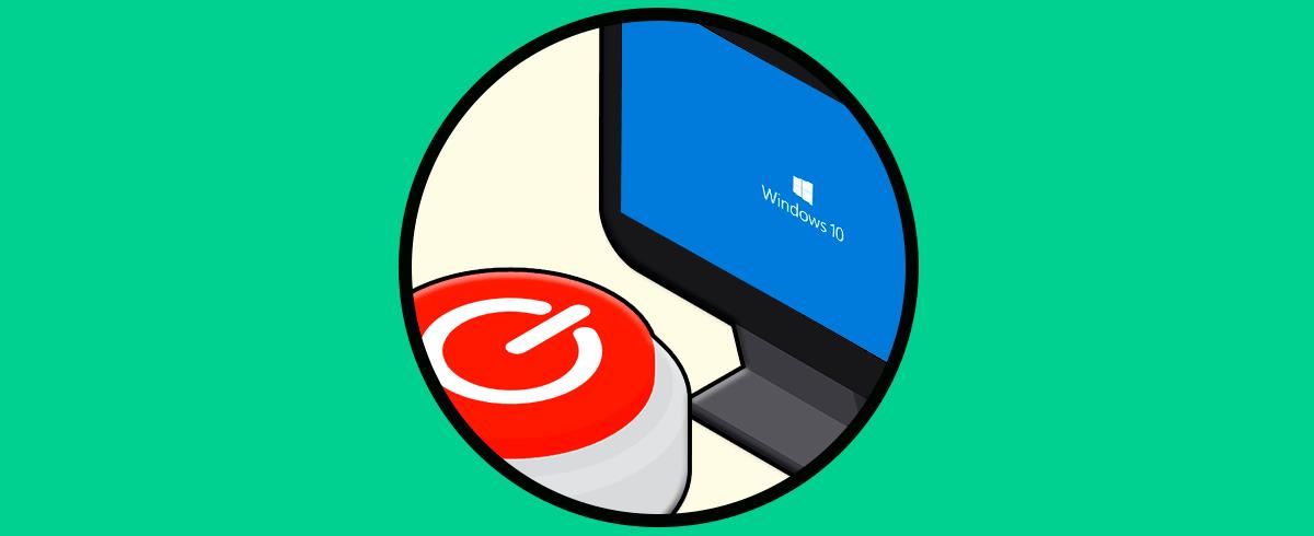 Cómo apagar pantalla Windows 10