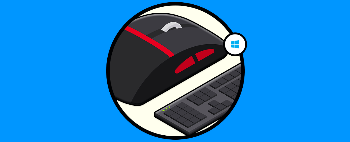 Cómo usar teclado para mover el ratón Windows 10, 8 ,7