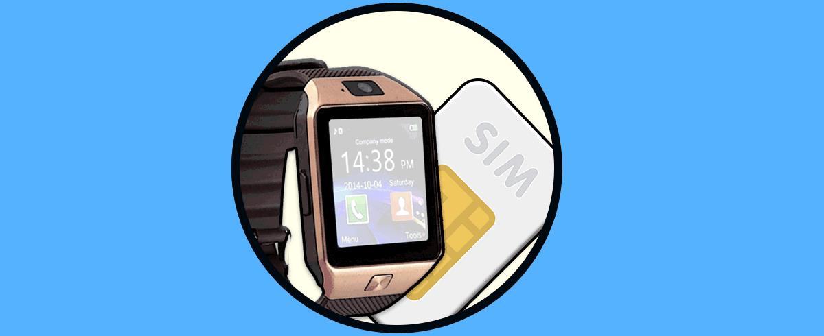 Cómo poner tarjeta SIM en Smartwatch DZ09
