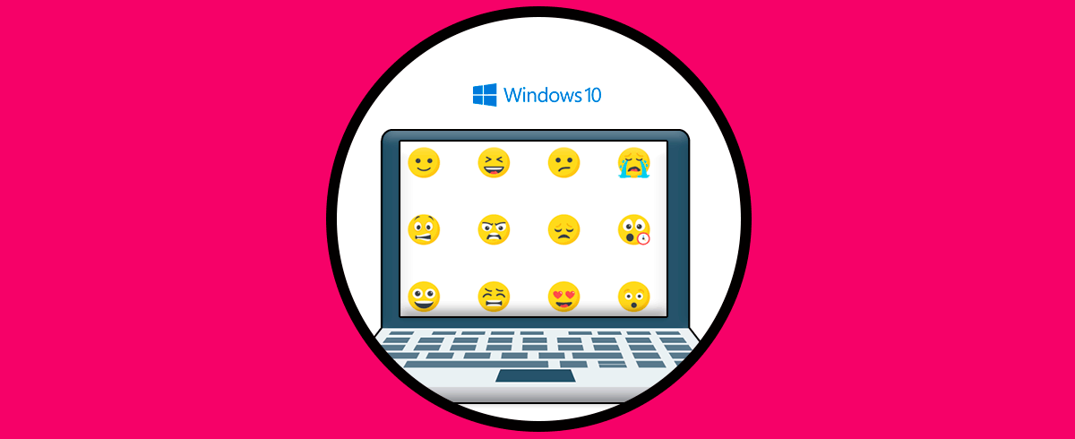 Abrir y poner Emoji en Windows 10