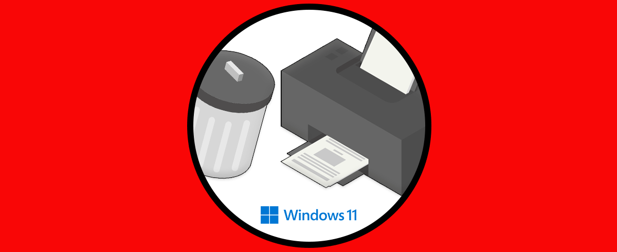 Eliminar Cola de impresión Windows 11 | Limpiar