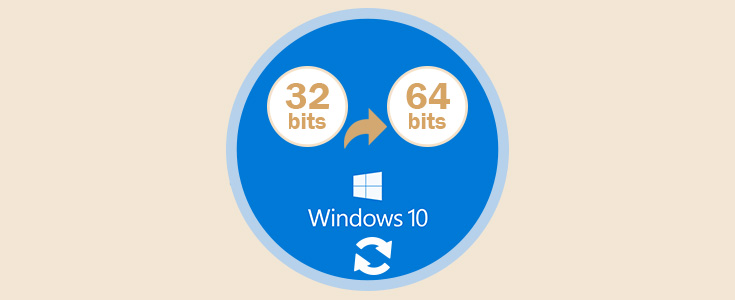 Cómo actualizar Windows 10 de 32 bits a 64 bits