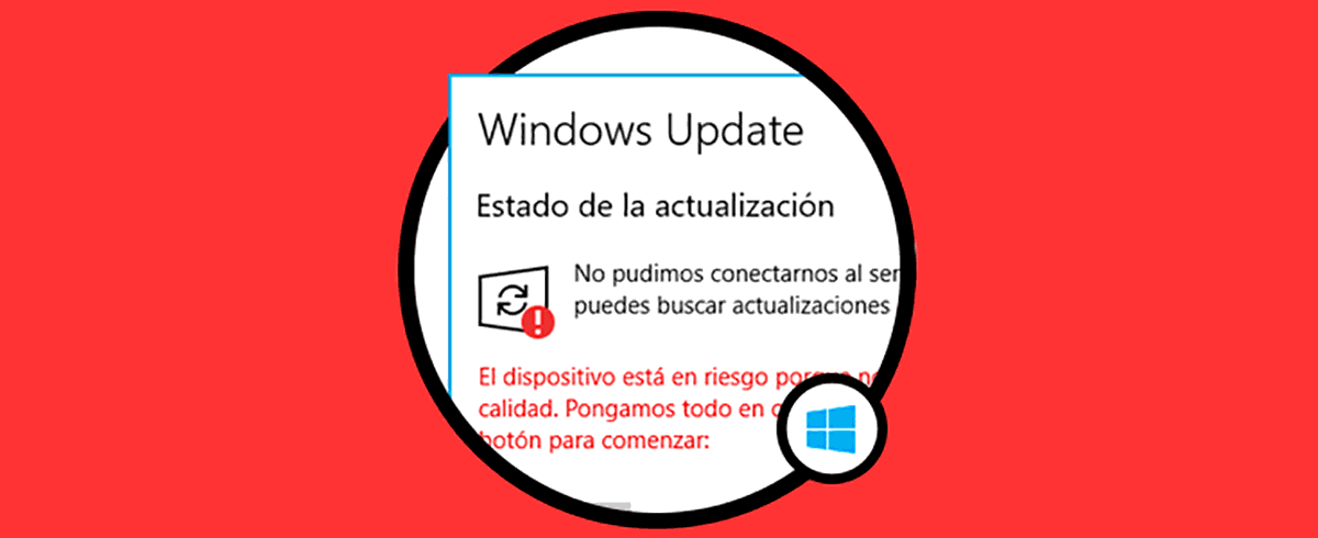 Windows 10: El dispositivo está en riesgo porque no está actualizado. Le faltan actualizaciones importantes de seguridad y calidad