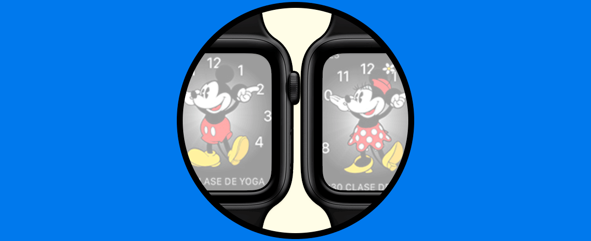 Cómo hacer que Minnie y Mickey diga la hora Apple Watch 5