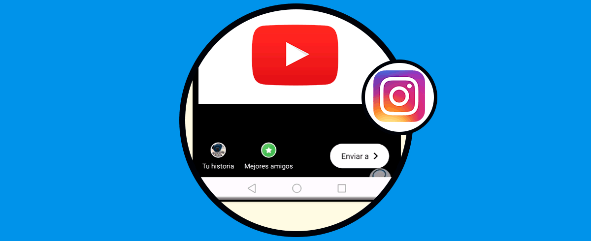 Cómo subir vídeos de YouTube a historias de Instagram