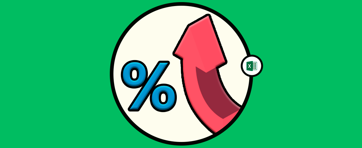 Cómo calcular porcentaje de aumento en Excel