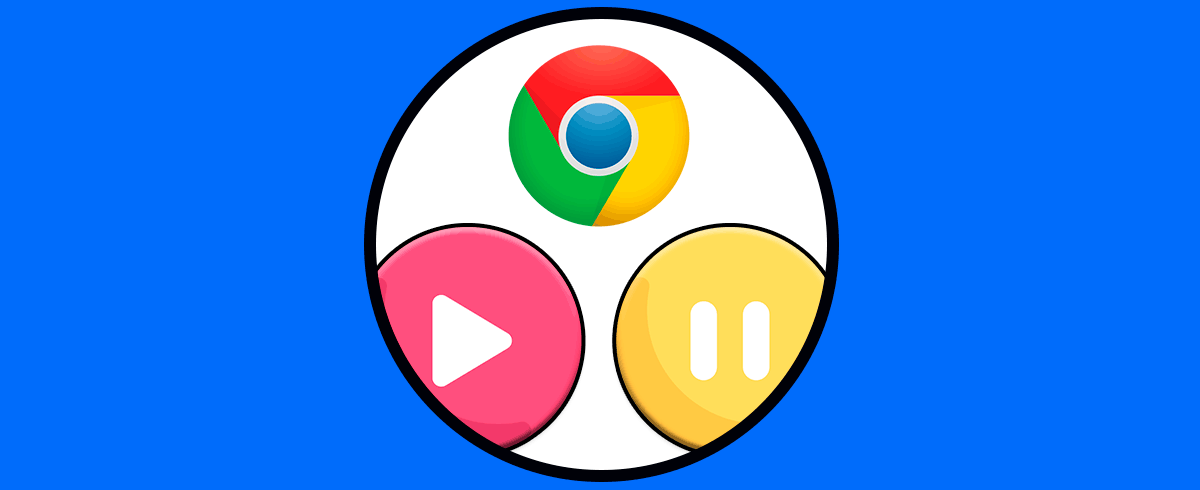 Cómo activar botón Reproducir Play y Pausa barra herramientas Chrome