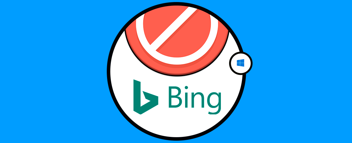 Cómo desactivar Bing Menú Inicio Windows 10