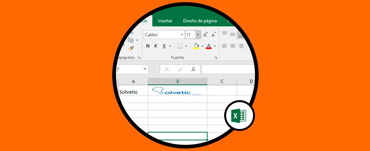 Cómo insertar imagen Excel en celda, comentario o encabezado