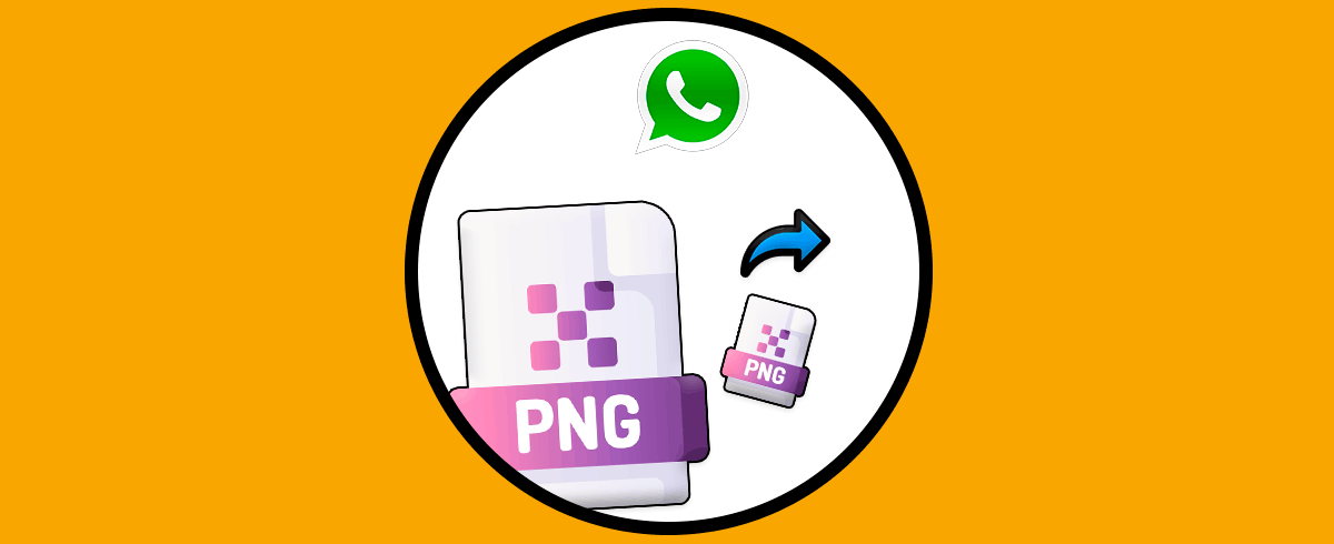 Cómo enviar una imagen PNG por WhatsApp