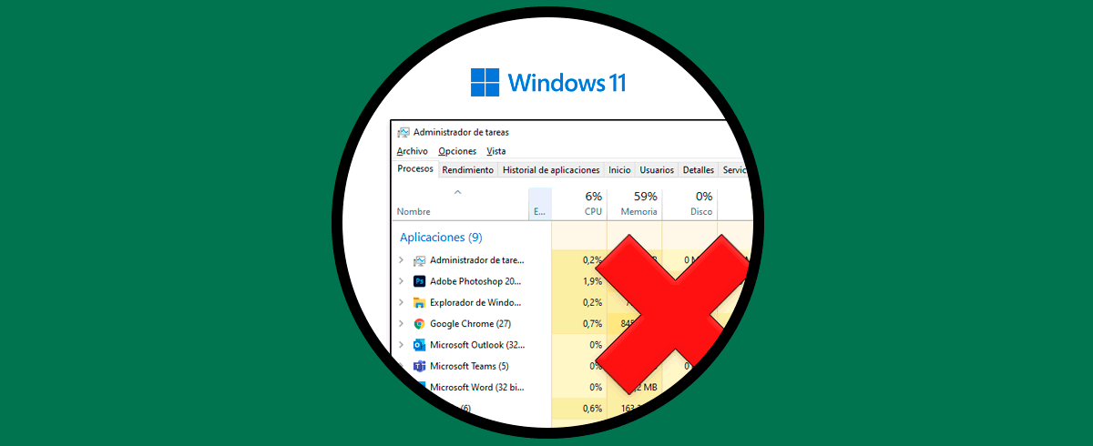 Terminar Procesos Windows 11 TASKKILL CMD y Menú