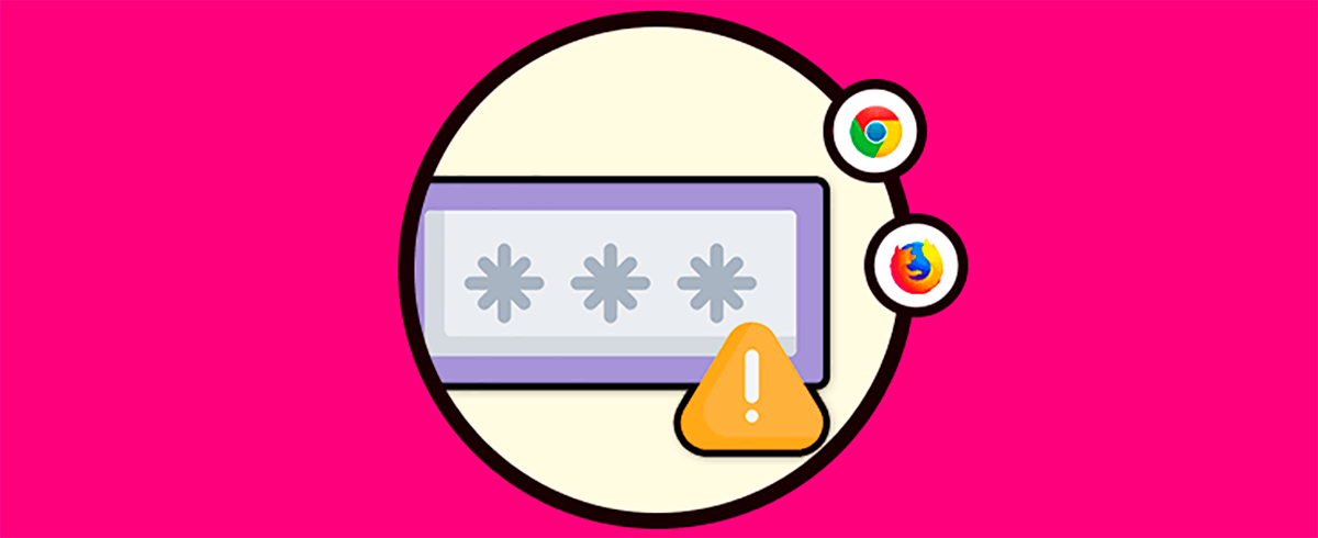 Desactivar guardar contraseñas Google Chrome o Firefox