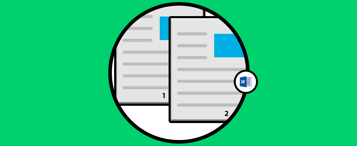 Cómo poner pie de página y encabezado Word 2019, 2016 diferente en cada pagina