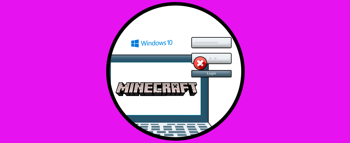 Cerrar sesión en Minecraft Windows 10